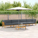 Set de canapea cu pernă 5 pcs Antracit Lemn Solid de Acacia - WALTI WALTI