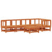 Set de lounge pentru grădină 6 pcs Maro ceruit - WALTI WALTI