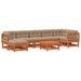Set de lounge pentru grădină 8 pcs Maro ceruit - WALTI WALTI
