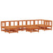 Set de lounge pentru grădină 8 pcs Maro ceruit - WALTI WALTI