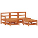 Set de lounge pentru grădină 5 pcs Maro ceruit - WALTI WALTI