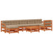 Set de lounge pentru grădină 8 pcs Maro ceruit - WALTI WALTI