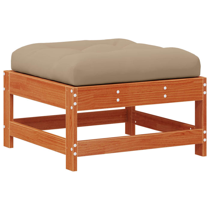 Set de lounge pentru grădină 7 pcs Maro Ceară Lemn masiv de pin - WALTI WALTI