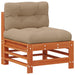 Set de lounge pentru grădină 3 pcs Maro ceruit - WALTI WALTI