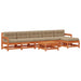 Set de lounge pentru grădină 7 pcs Maro Ceară Lemn masiv de pin - WALTI WALTI