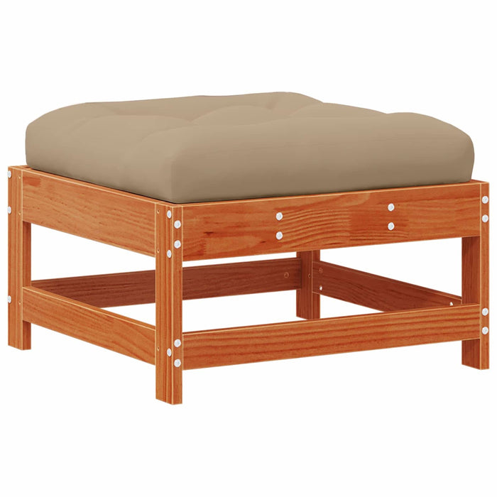Set de lounge pentru grădină 7 pcs Maro Ceară Lemn masiv de pin - WALTI WALTI