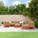 Set de lounge pentru grădină 33 pcs Maro ceară și taupe - WALTI WALTI