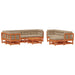 Set de lounge pentru grădină 33 pcs Maro ceară și taupe - WALTI WALTI