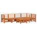 Set de lounge pentru grădină 6 pcs Maro ceruit - WALTI WALTI