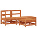 Set de lounge pentru grădină 4 pcs Maro ceruit - WALTI WALTI