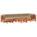 Set de lounge pentru grădină 8 pcs Maro ceruit - WALTI WALTI