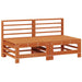 Set de lounge pentru grădină 7 pcs Maro Ceară Lemn masiv de pin - WALTI WALTI