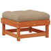 Set de lounge pentru grădină 15 pcs Maro ceară și taupe - WALTI WALTI