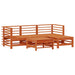 Set de lounge pentru grădină 5 pcs Maro ceruit - WALTI WALTI