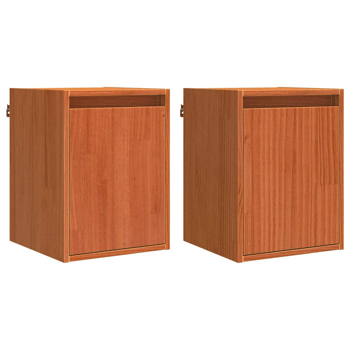 Dulap de perete Pe perete 2 pcs Maroniu cerat 30 x 30 x 40 cm - WALTI WALTI