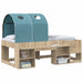Tunel pentru Pat 2 pcs Albastru deschis 211 x 52,5 x 2 cm - WALTI WALTI
