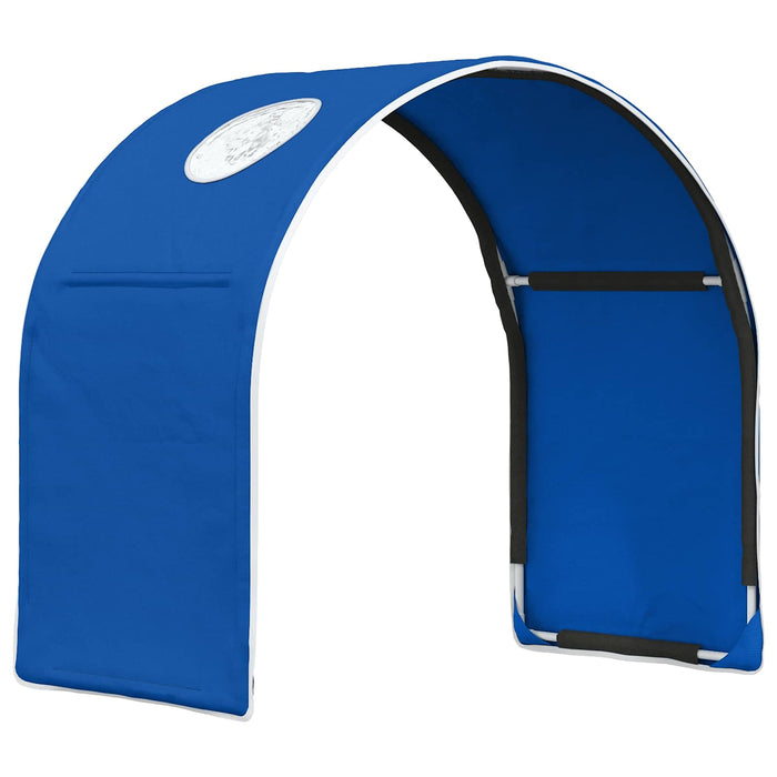 Tunel pentru Pat 2 pcs albastru 211 x 52,5 x 2 cm Poliester - WALTI WALTI