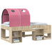 Tunel pentru Pat 2 pcs Roz 211 x 52,5 x 2 cm Poliester - WALTI WALTI