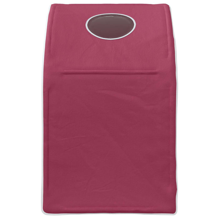 Tunel pentru Pat 2 pcs Roșu 211 x 52,5 x 2 cm Poliester - WALTI WALTI
