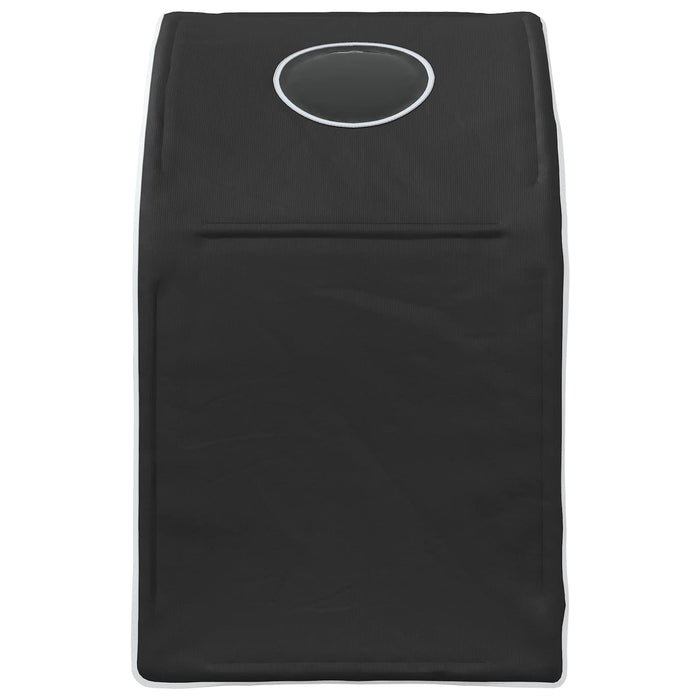 Tunel pentru Pat 2 pcs Negru 211 x 52,5 x 2 cm Poliester - WALTI WALTI