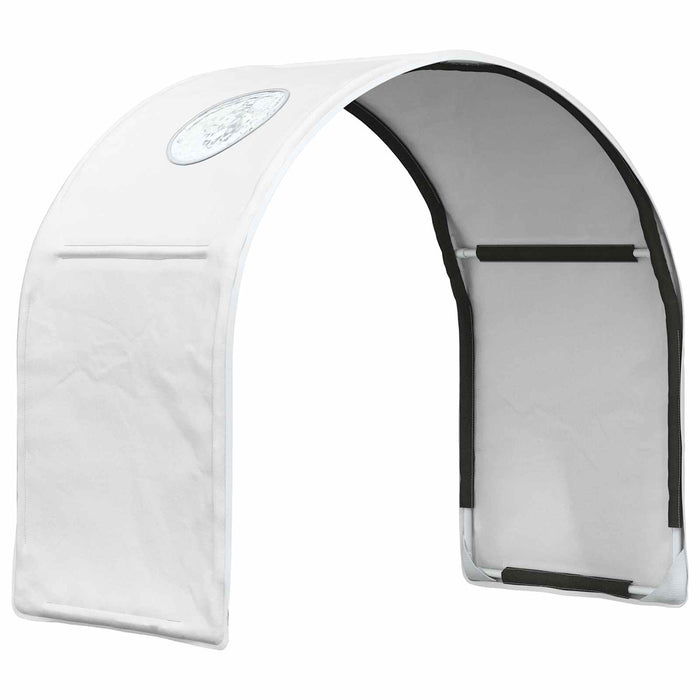 Tunel pentru Pat 2 pcs Alb 211 x 52,5 x 2 cm Poliester - WALTI WALTI