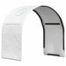 Tunel pentru Pat 2 pcs Alb 211 x 52,5 x 2 cm Poliester - WALTI WALTI