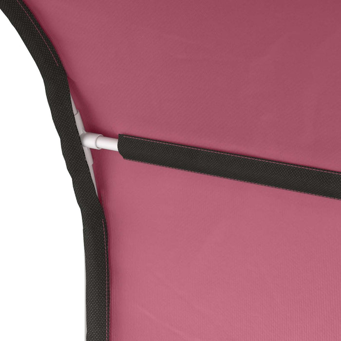 Tunel pentru Pat 2 pcs Roz 211 x 67.5 x 2 cm Poliester - WALTI WALTI