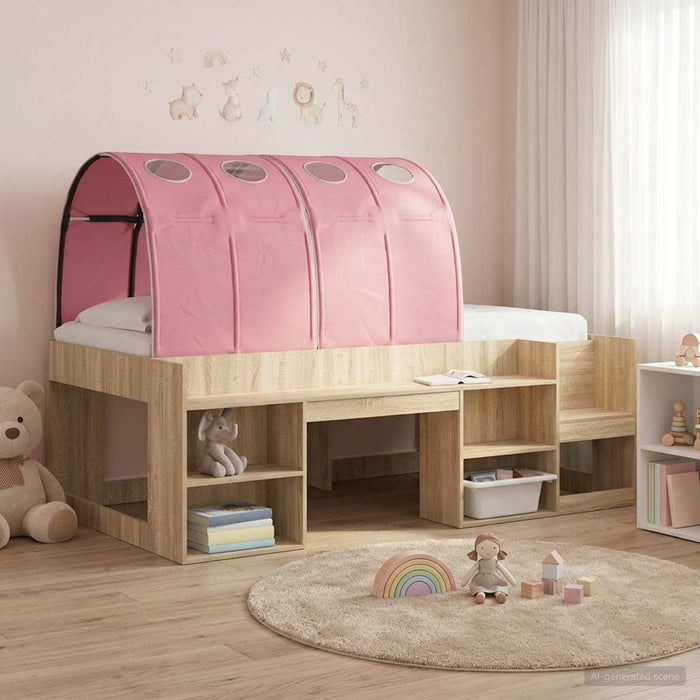 Tunel pentru Pat 2 pcs Roz 211 x 67.5 x 2 cm Poliester - WALTI WALTI