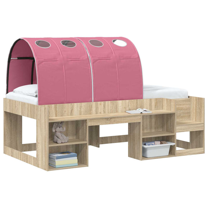 Tunel pentru Pat 2 pcs Roz 211 x 67.5 x 2 cm Poliester - WALTI WALTI