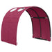Tunel pentru Pat 2 pcs Roșu 211 x 67.5 x 2 cm Poliester - WALTI WALTI