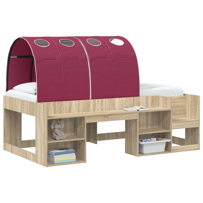 Tunel pentru Pat 2 pcs Roșu 211 x 67.5 x 2 cm Poliester - WALTI WALTI