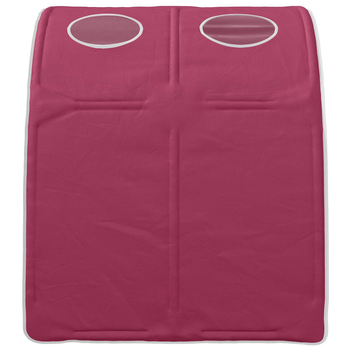 Tunel pentru Pat 2 pcs Roșu 211 x 67.5 x 2 cm Poliester - WALTI WALTI