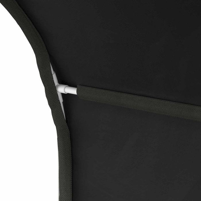 Tunel pentru Pat 2 pcs Negru 211 x 67.5 x 2 cm Poliester - WALTI WALTI