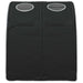 Tunel pentru Pat 2 pcs Negru 211 x 67.5 x 2 cm Poliester - WALTI WALTI