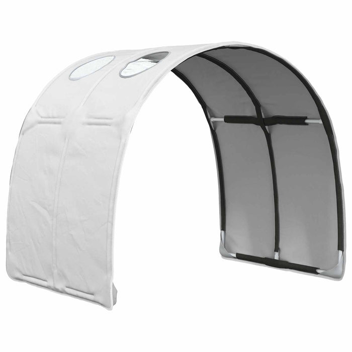 Tunel pentru Pat 2 pcs Alb 211 x 67.5 x 2 cm Poliester - WALTI WALTI