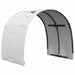 Tunel pentru Pat 2 pcs Alb 211 x 67.5 x 2 cm Poliester - WALTI WALTI
