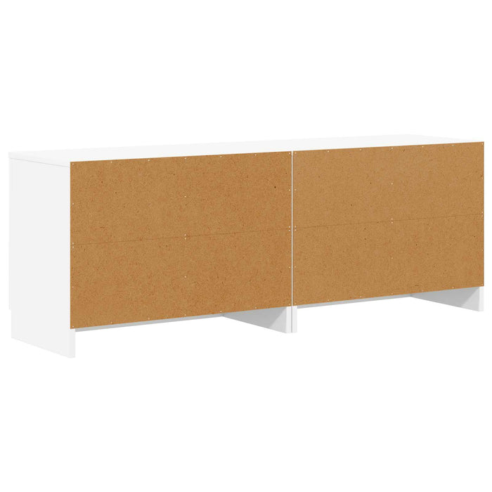 Dulap de depozitare pentru pat loft 2 buc. Alb 66 x 35 x 48 cm WALTI
