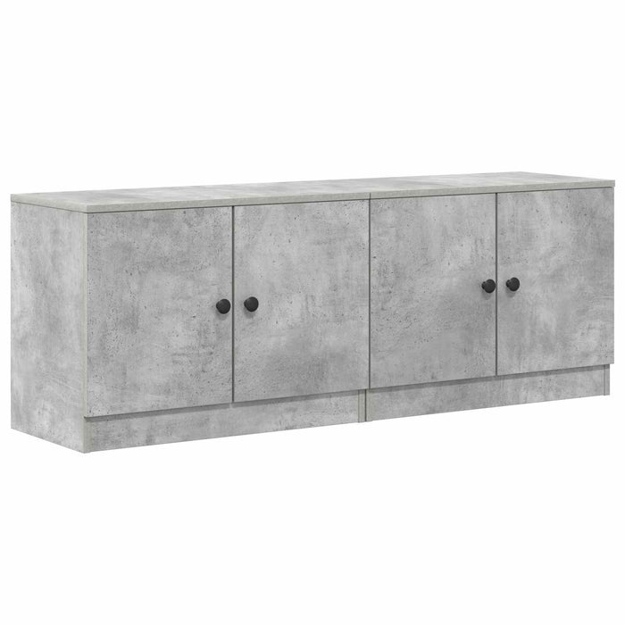 Dulap de depozitare pentru pat loft 2 buc. Gri Beton WALTI