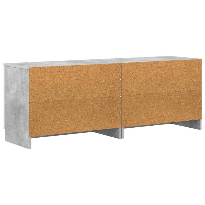 Dulap de depozitare pentru pat loft 2 buc. Gri Beton WALTI