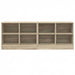 Dulap de pat 2 pcs Stejar Sonoma 66 x 33 x 48 cm Lemn compozit - WALTI WALTI