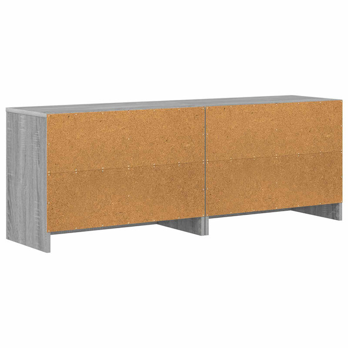 Dulap de pat 2 pcs Sonoma gri 66 x 33 x 48 cm Lemn prelucrat WALTI