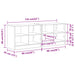 Dulap de pat 2 pcs Lemn vechi 66 x 33 x 48 cm Lemn prelucrat - WALTI WALTI