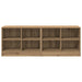 Dulap de pat cu raft 2 buc. Stejar Artizanal 66 x 33 x 48 cm - WALTI WALTI