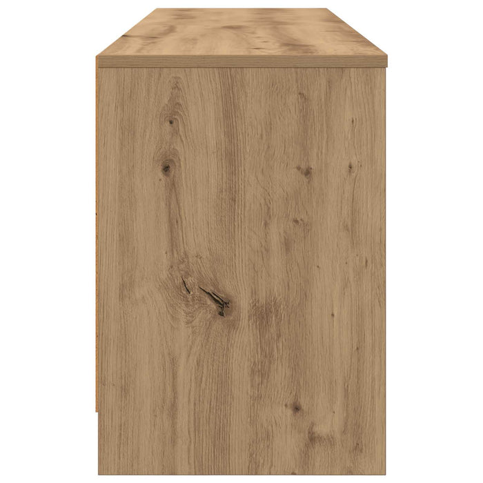 Dulap de pat cu raft 2 buc. Stejar Artizanal 66 x 33 x 48 cm - WALTI WALTI
