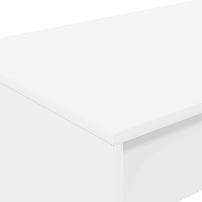 Birou pentru pat Alb 100 x 45 x 75 cm Lemn compozit - WALTI WALTI