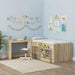 Birou pentru pat Stejar Sonoma 100 x 45 x 75 cm Lemn compozit - WALTI WALTI