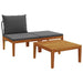 3 pcs Set de lounge Lemn Solid de Acacia natural - WALTI WALTI