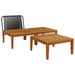 3 pcs Set de lounge Lemn Solid de Acacia natural - WALTI WALTI