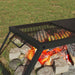 Grătar de camping pliabil Negru 31,5 x 26,5 x 4 cm Oțel aliat - WALTI WALTI