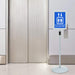 Suport poster tip pedestal Argintiu 33 x 33 x 123 cm - WALTI WALTI